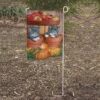 Flag Stand: White -Pesches Garden Center 01043
