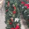 Cemetery Artificial Half-Tree 36" Dove/Cone On Stand -Pesches Garden Center 20221030 153503 1