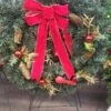 Cemetery Artificial Wreath 20" With Ornaments On Stand -Pesches Garden Center 20221030 161922 51739354 ca85 40f5 be35 afe54a724e4c