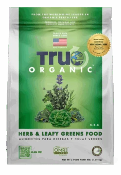 TRUE Organic Herb & Leafy Greens Food 4-4-6