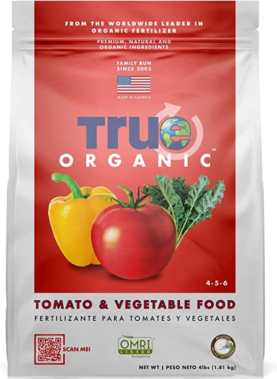 TRUE Organic Tomato & Vegetable Food 4-5-6 3 TRUE Organic Tomato & Vegetable Food 4-5-6