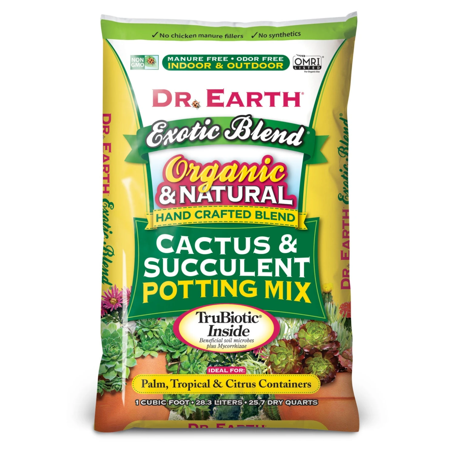 Dr Earth Cactus & Succulent Potting Soil 1.5cf 3 Dr Earth Cactus & Succulent Potting Soil 1.5cf