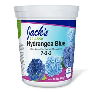 Jacks Hydrangea Blue 7-3-3 3 Jacks Hydrangea Blue 7-3-3