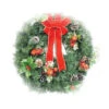 Cemetery Artificial 24" Pine Wreath Decorated With Bow