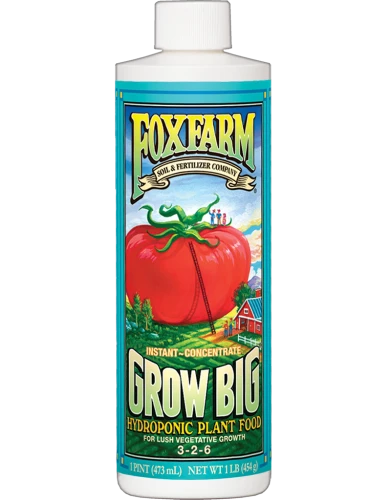 FOXFARM HYDROPONIC Grow Big Plant Food 3 FOXFARM HYDROPONIC Grow Big Plant Food