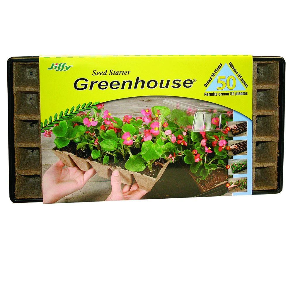 Jiffy Seed Starting Peat Greenhouse Kit 50 3 Jiffy Seed Starting Peat Greenhouse Kit 50